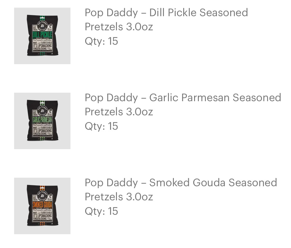 Pop Daddy Snacks Small Bag-3oz
