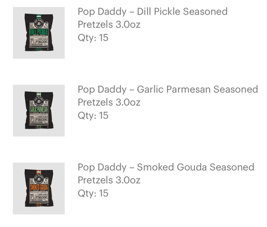 Pop Daddy Snacks Small Bag-3oz